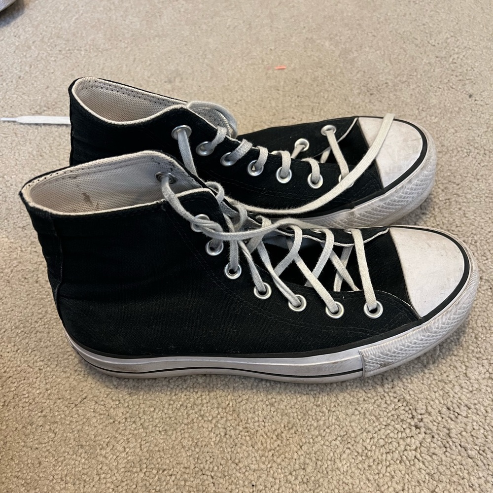 Black Platform Converse